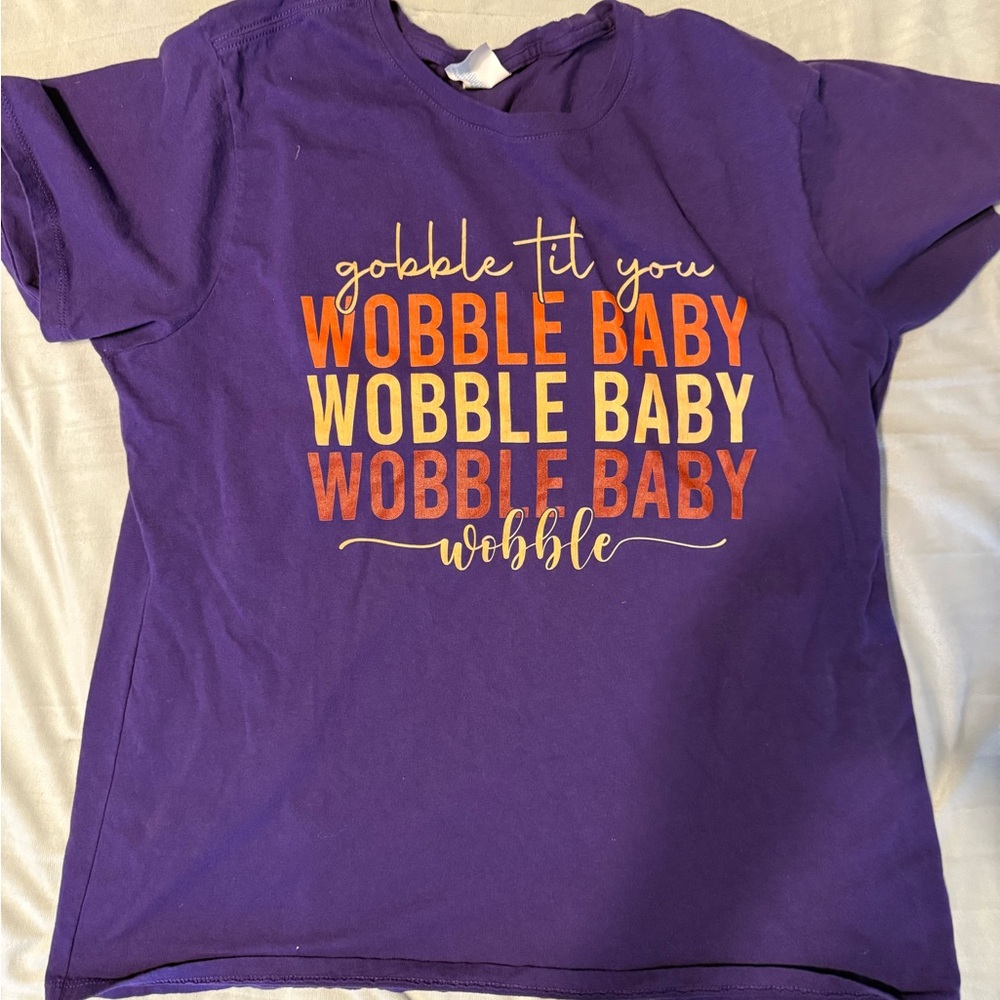 Purple Funny Thanksgiving Shirt